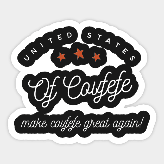 United States of Covfefe Sticker by Leela